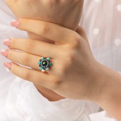 Prsteň Zina so Swarovski perlou
