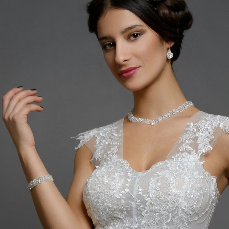 Set Swarovski floral