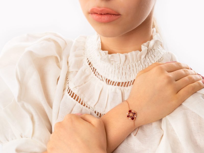 Bracelet Zoe in red