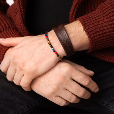 Men's bracelet in color